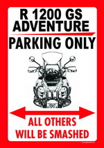 R 1200 GS Adventure PARKING ONLY